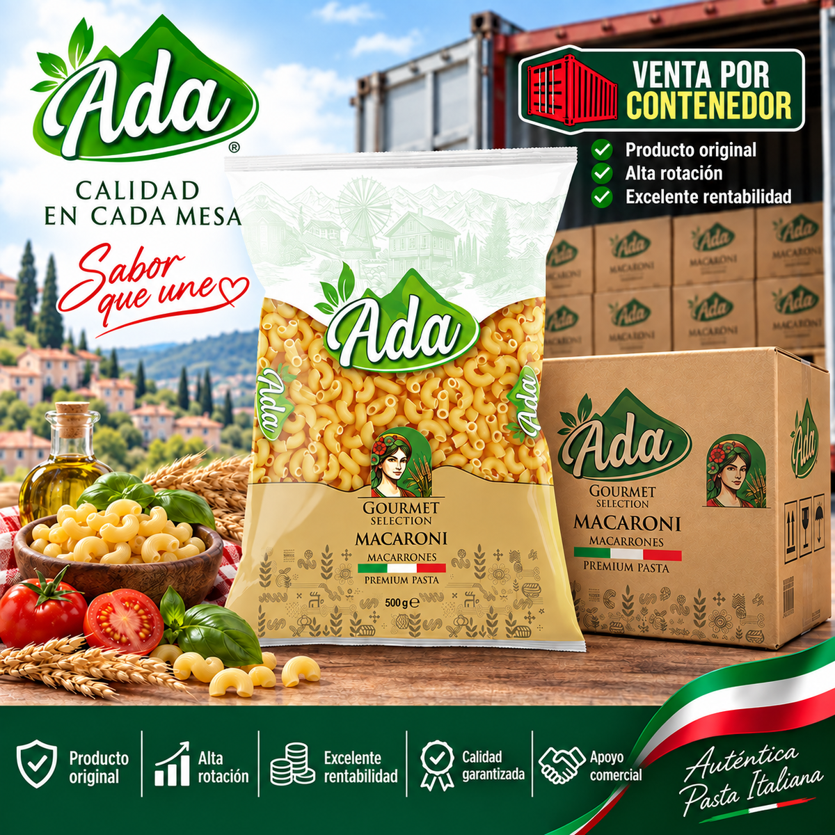 Pasta Coditos Ada 500g