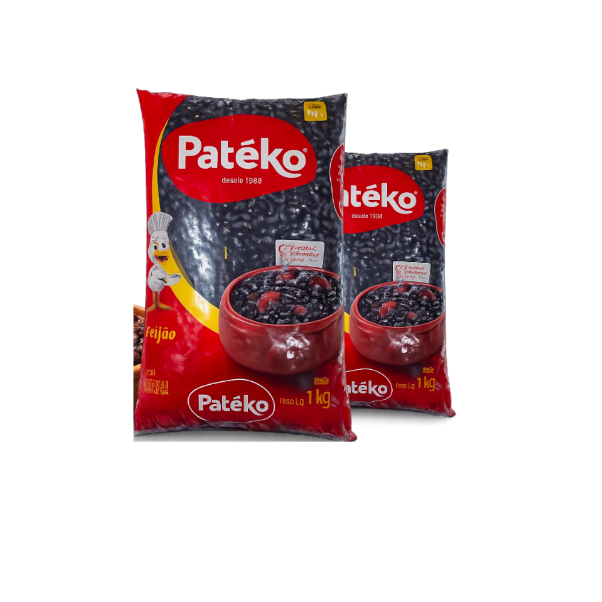 FRIJOLES NEGROS PATEKO 1kg